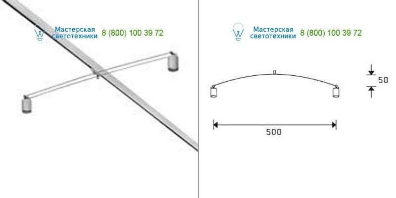 Flos Architectural BU37605A anodised alu, светильник > Ceiling lights > Track lighting