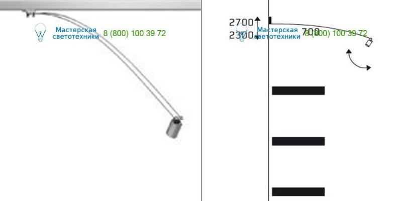 BU15105A anodised alu <strong>FLOS</strong> Architectural, светильник > Ceiling lights > Track lighting