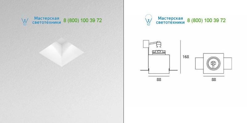 Artemide Architectural M139000 white, встраиваемый светильник