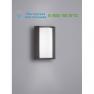 Trio 220360142 anthracite, Led lighting &gt; Outdoor LED lighting &gt; Wall lights &gt; Surface 