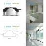 Gray L598500 Artemide Architectural, светильник &gt; Ceiling lights &gt; Recessed lights