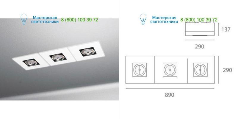 Default Artemide Architectural M115350, светильник > Ceiling lights > Recessed lights