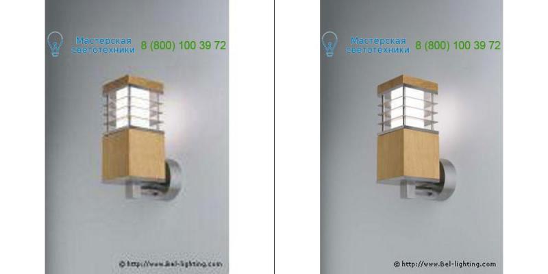 950.E2.42 exotic wood + stainless steel Bel Lighting, Outdoor lighting > Wall lights > Surface m