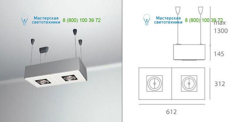 Artemide Architectural gray M116620, подвесной светильник > Spotlights