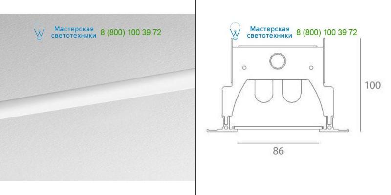 Gray Artemide Architectural M171907, светильник > Ceiling lights > Recessed lights