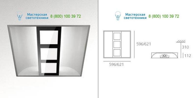 Artemide Architectural M162421 white, светильник > Ceiling lights > Recessed lights