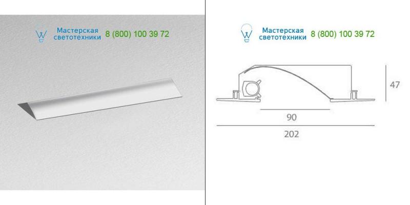 Artemide Architectural M068120 gray, светильник > Ceiling lights > Recessed lights