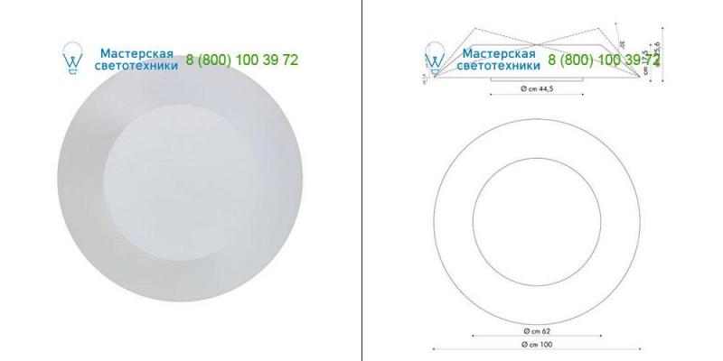 139001 Studio Italia white, накладной светильник