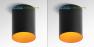 M018610 black/orange Artemide Architectural, накладной светильник