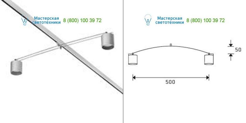 Flos Architectural anodised alu BU37602A, светильник > Ceiling lights > Track lighting