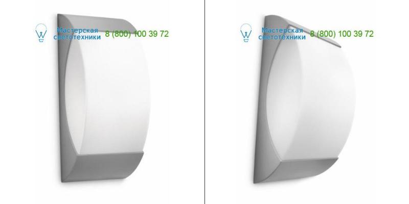 172508716 gray Philips, Outdoor lighting > Wall lights > Surface mounted > Diffuse light