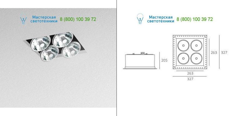 M069455 Artemide Architectural gray, светильник > Ceiling lights > Recessed lights