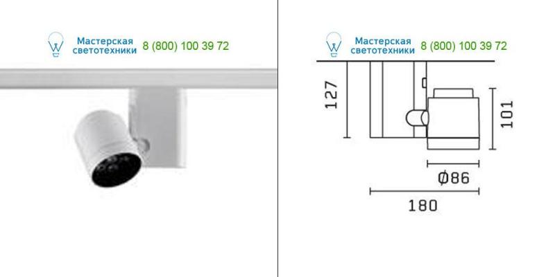 <strong>FLOS</strong> Architectural gray 09.2415.02, светильник > Ceiling lights > Track lighting