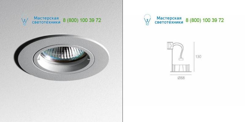 Artemide Architectural M046600 white, светильник > Ceiling lights > Recessed lights