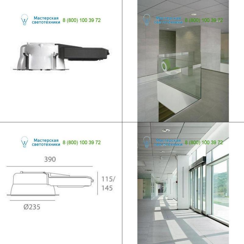 Artemide Architectural L596700 gray, светильник > Ceiling lights > Recessed lights