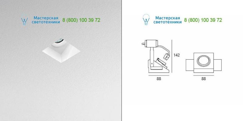 Artemide Architectural M137900 white, светильник > Ceiling lights > Recessed lights