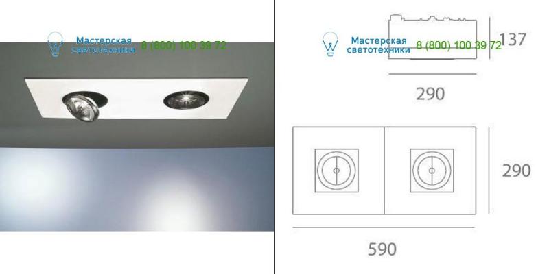 Default M115250 Artemide Architectural, светильник > Ceiling lights > Recessed lights