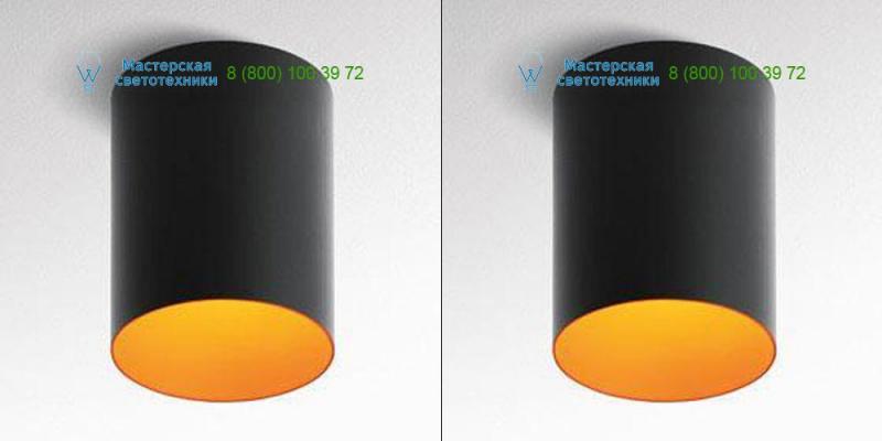 M018710 Artemide Architectural black/orange, накладной светильник