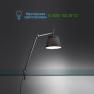 0564030A black Artemide, светильник > Wall lights