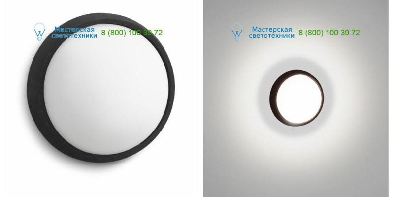 <strong>Philips</strong> black 173043016, Outdoor lighting > Wall lights > Surface mounted > Diffuse light