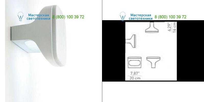 Luceplan 1D630A0LL002 white, накладной светильник