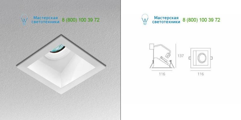 Artemide Architectural M139820 white, светильник > Ceiling lights > Recessed lights