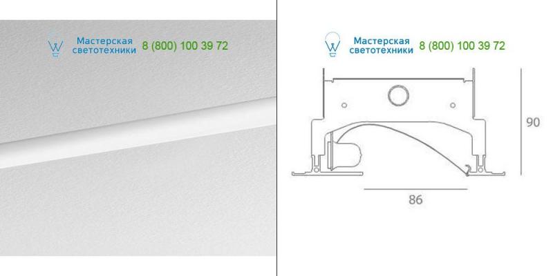 Gray Artemide Architectural M172100, светильник > Ceiling lights > Recessed lights