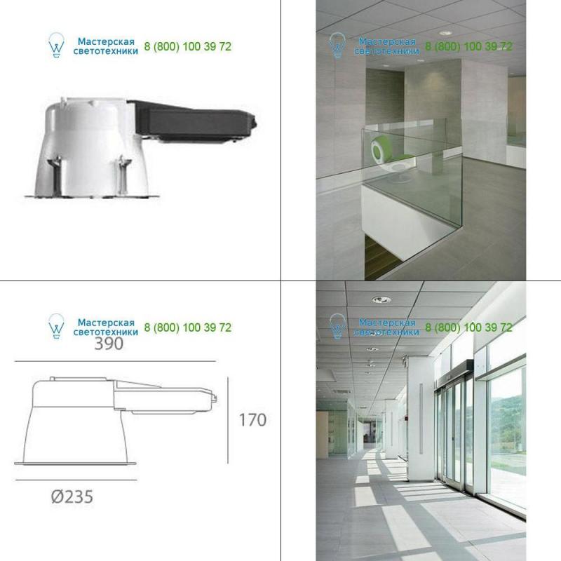 L597600 Artemide Architectural gray, светильник > Ceiling lights > Recessed lights