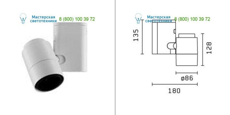 Flos Architectural 09.2470.02 gray, накладной светильник > Spotlights
