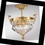 Nervilamp 571/3PL/TR French Gold Clear Cristall 571, Потолочная люстра