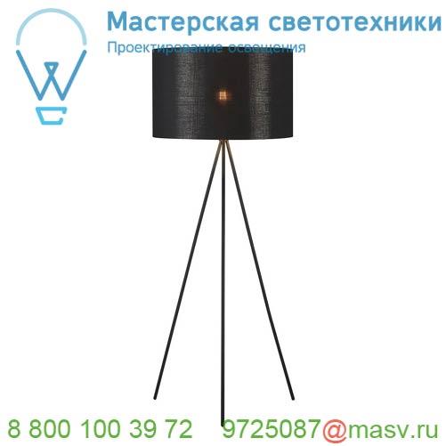 155490 <strong>SLV</strong> FENDA, светильник напольный для лампы E27 60Вт макс., тренога, без абажура, черный