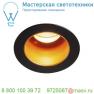 1001927 SLV HORN MEDI LED светильник встраиваемый 350мА 5Вт с LED 3000К, 275лм, 15°, черный/ зол