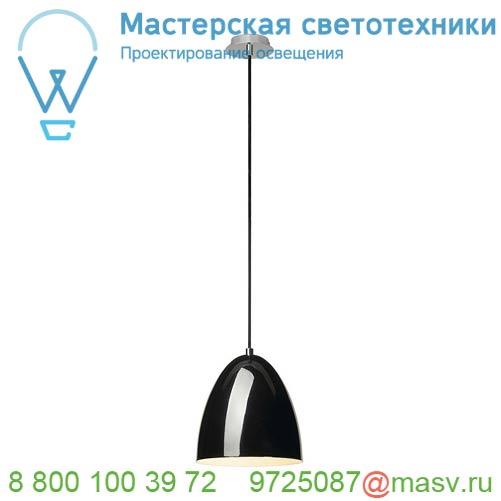 133000 SLV PARA CONE 20 светильник подвесной для лампы E27 60Вт макс., черный глянцевый