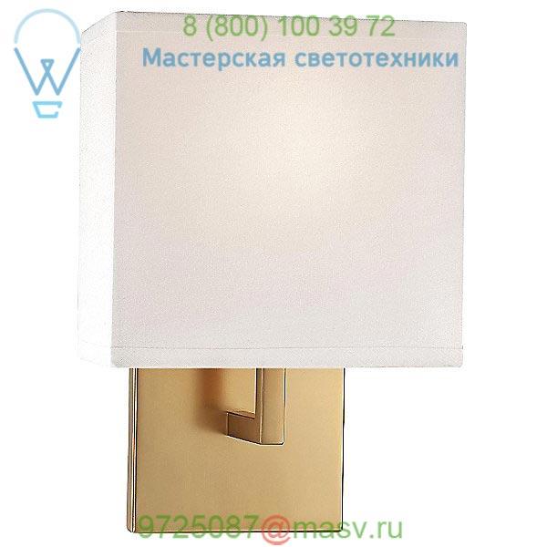OB-P470-248 George Kovacs Fabric Wall Sconce (Honey Gold with Off White) - OPEN BOX, опенбокс