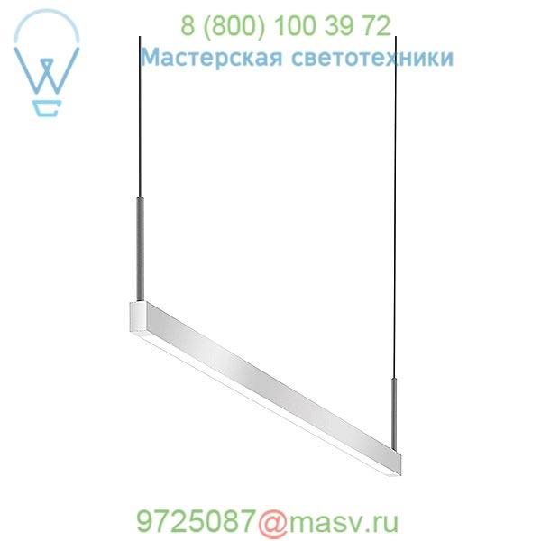 SONNEMAN Lighting Thin-Line LED Pendant Light (Bright Satin Aluminum/3, светильник