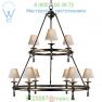 SL 5813AN-NP Visual Comfort Classic Two-Tier Ring Chandelier, светильник