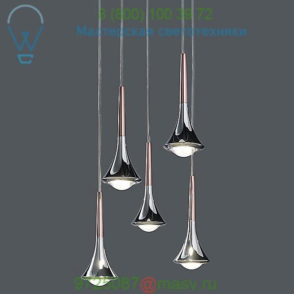 Studio Italia Design Rain 3 Light Linear Multipoint Pendant Light 156402x3 | 154514, подвесной светильник
