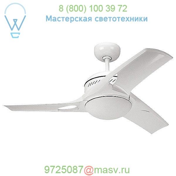 Monte Carlo Fans 3MTR38WHO-L Mach Two Ceiling Fan, светильник