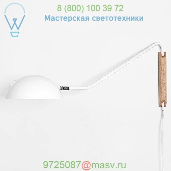 OB-SDL-30-WHT Andrew Neyer Swing Dome Wall Light (White/Small/Plug In) - OPEN BOX, опенбокс