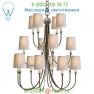 Reed 3-Tier Chandelier TOB 5019AN-NP Visual Comfort, светильник
