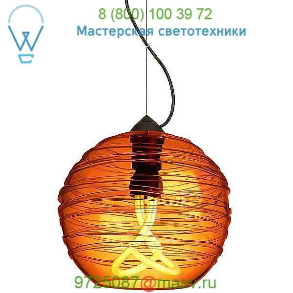 Wave 10 One Light Pendant 1KX-462702-BR Besa Lighting, светильник