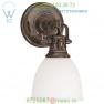 2201-AGB Hudson Valley Lighting Pelham Wall Sconce with Glass Shade, настенный светильник