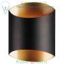 Preston LED Wall Sconce (Flat Black with Gold) - OPEN BOX OB-601471BK-LED Kuzco Lighting, опенбо