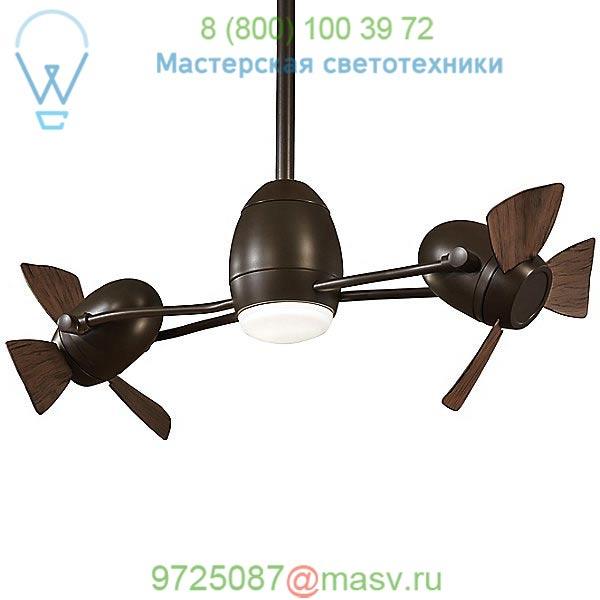 F304L-BN/SL Minka Aire Fans Cage Free Gyro LED Ceiling Fan, светильник