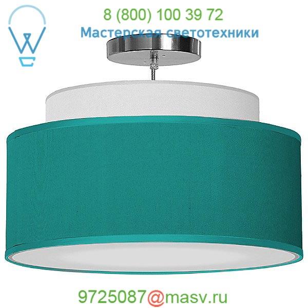 Abba Pendant Light (Silk Turquoise/24 inch) - OPEN BOX Seascape Lamps, светильник
