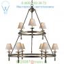 Visual Comfort SL 5813AN-NP Classic Two-Tier Ring Chandelier, светильник