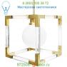 Jacques Pendant Light (Brushed Brass and Clear Lucite) - OPEN BOX RETURN Jonathan Adler, светиль