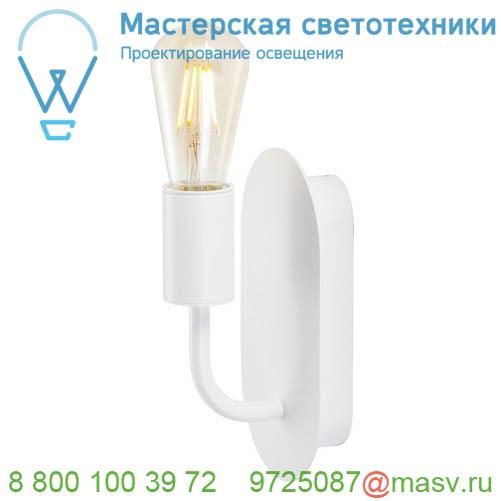 1002147 <strong>SLV</strong> FITU WL светильник настенный для лампы E27 60Вт макс., белый