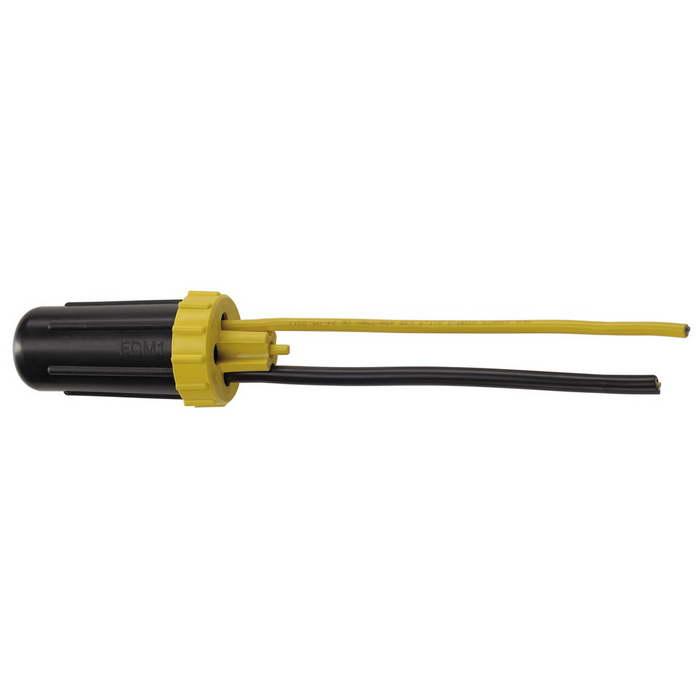 <strong>SLV</strong> 229269 FDM1 муфта тупиковая IP68 для кабеля 5-14 мм, 4 входа, черный/ желтый